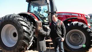 Massey Ferguson  MF 8700 DynaVT com transmissão CVT [upl. by Lucila543]