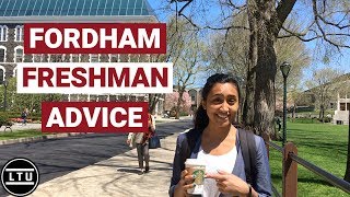 Freshman Advice from Fordham University Students  Campus Interviews  LTU [upl. by Serolod49]