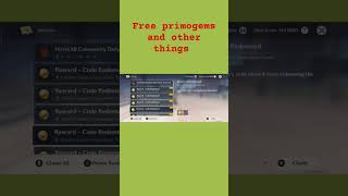 Free primogems genshinimpact primogems redeemcode 50 natlan edm [upl. by Nagirrek]