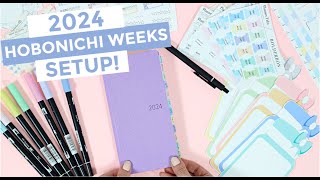 2024 Hobonichi Weeks Setup ✩ Layouts Ideas amp Tabs [upl. by Bernard]