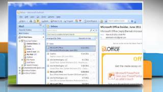 Set Microsoft® Outlook 2007 as Default Email Client on Windows® XP [upl. by Nylle]