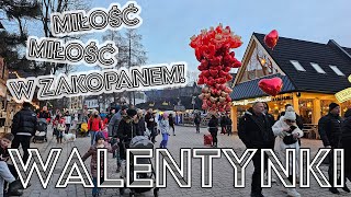 🔴Zakopane Krupówki w ❤️️ Walentynki ❤️️ 20240214 ASMR [upl. by Elreath]