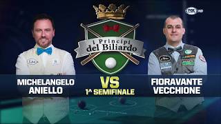 Aniello VS Vecchione  I Principi del Biliardo 20162017  3 Tappa 1 Semifinale [upl. by Ennirok894]