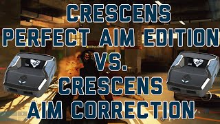 CRESCENS PERFECT AIM VS CRESECENS AIM CORRECTION MODERN WARFARE CRONUS ZEN [upl. by Eanel]