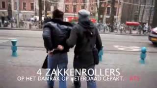 Zakkenrollers heterdaad in Amsterdam [upl. by Akinyt451]