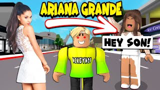 Ariana Grande ADOPTED ME in Brookhaven👱🏻‍♀️👶 Roblox Brookhaven🏡 RP [upl. by Calvina]