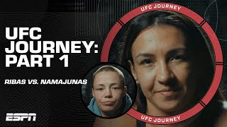 UFC Journey Amanda Ribas vs Rose Namajunas PART 1  ESPN MMA [upl. by Genevra]