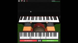 WD Gasters Theme  Undertale by Toby Fox on a ROBLOX piano [upl. by Leena]