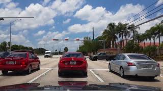 Driving Miami Lakes to Plantation Florida July 11 2018 [upl. by Nilo]