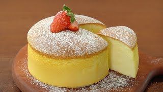 퐁신퐁신 두꺼운 수플레 치즈케이크 만들기  한방에 성공하는 법  Souffle Cheesecake Cotton Cheesecake Sponge Cake [upl. by Leclair]