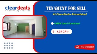 6 BHK Tenament for Sale in Gajraj Society Chandlodia Ahmedabad at No Brokerage – Cleardeals [upl. by Dahle]