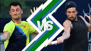 Bernard Tomic vs Akira Santillan  NONTHABURI 2024 [upl. by Roehm]