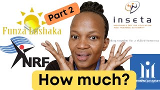 Bursaries 2024 2025  Fundza Lushaka  ISSF bursary  NRF bursary allowances I Part 2 [upl. by Notlok]