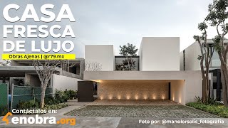 GRAN CASA MINIMALISTA con CHUKUM  R79 Arquitectos [upl. by Llewop]