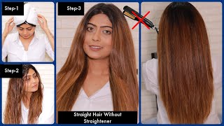 Best Shampoo conditioner and serum for straight Hair  Straight hair at home  Rinkal Parekh [upl. by Airdnekal]