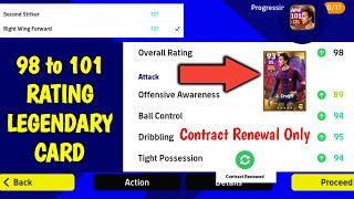 101 Rating Cruijff Legend Card  Best legendary Card Contract Renewal Only  eFootball 2023 mobile [upl. by Philander]