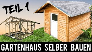 14 🔥 Gartenhaus 🔥 SELBER BAUEN  ANLEITUNG Schritt für Schritt Gartenhütte Holzhütte [upl. by Otreblanauj]