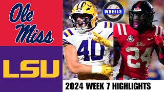 9 Ole Miss vs 13 LSU EXCITING GAME  Full Game Highlights  2024 College Football Highlights [upl. by Cohl]