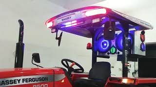 Massey tractor 9500 Smart Series fibre roof and sound system [upl. by Friedrich]