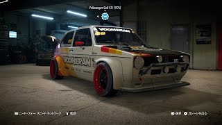 Need for Speed  Euro Magic VOOMERAN Volkswagen Golf Mk2 [upl. by Arabel616]