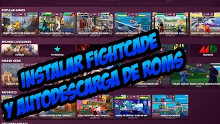 TUTORIAL FIGHTCADE 2  AUTODESCARGA 2024 ¡NO BUSQUES MÁS LAS ROMS [upl. by Amaj]