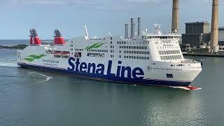 MV Stena Adventurer Arrives at Dublin 22523 [upl. by Hale]