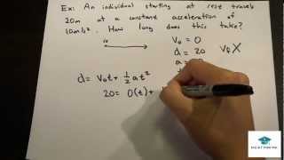 Physics Lecture Uniform Acceleration Motion [upl. by Sergo]