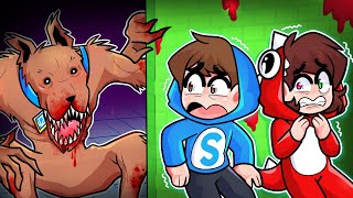 ESA COSA NO ES MI PERRO😰 ESCAPA del SKINWALKER en MINECRAFT  Sparta356 [upl. by Ddot332]