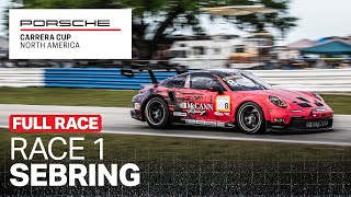 Porsche Carrera Cup North America 2024  Race One  Sebring International Raceway [upl. by Mcwilliams861]