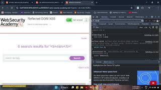 Reflected DOM XSS [upl. by Aramal]