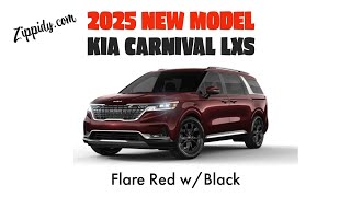 2025 Kia Carnival LXS  Flare Red  MSRP 40160 [upl. by Matthaus620]