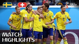 Sweden v Switzerland  2018 FIFA World Cup  Match Highlights [upl. by Levona]