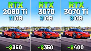 10 Games on RTX 2080 Ti vs RTX 3070 vs RTX 3070 Ti in 2023  4K [upl. by Annmarie]