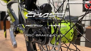 Elevn Racing Disc Brake Mount for CHASE ACT 10 and RSP 40 BMX Racing Frames [upl. by Shena]