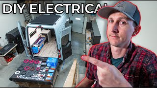 DIY Sprinter Camper Van Electrical Install  Full Tutorial [upl. by Eirased]