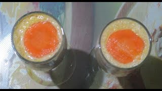 How to make the incredible and tasty Carrot Ice cream Milkshake  Carrot Ice cream Smoothie [upl. by Gisser]