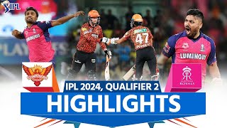 SRH vs RR Qualifier 2 Highlights Sunrisers Hyderabad vs Rajasthan Royals  Full Match [upl. by Queridas]