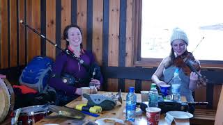 Scottish Ceilidh band playing in ski cafe high in Cairngorm mountains at Glenshee ski centre [upl. by Anniroc]