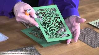 How to Use Spellbinders Shapeabilities Expandable Patterns [upl. by Hadnama]