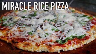 Miracle Rice Pizza  Guilt Free Pizza [upl. by Decamp]