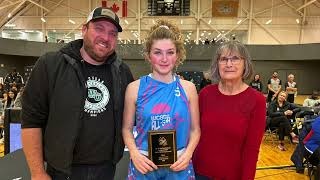 Jade Dittmer from WaterlooOxford is the MVP in WCSSAA girls basketball [upl. by Turley]