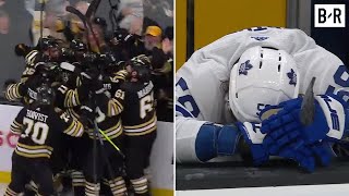 Bruins Eliminate Maple Leafs in Game 7 Overtime Thriller  2024 Stanley Cup Playoffs [upl. by Nichani222]