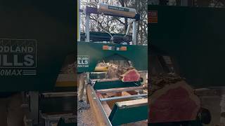 Milling Red Cedar sawmill [upl. by Noell76]