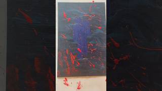 Splattering my Billie artwork acrylicpainting billieeilish art abstractart artist [upl. by Ijat399]