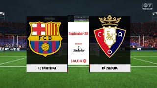 FC 25  Barcelona Vs Ossasuna  Osasuna LA LIGA 2425 Full Match [upl. by Sivraj]