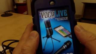 Vocalive Tutorial how to monitor audio while recording iPhone video [upl. by Noillid225]