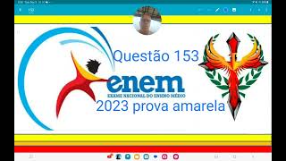 ENEM 2023 questão 153 A figura ilustra uma rodagigante no exato instante em que a cadeira coseno [upl. by Goober]