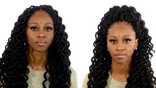 How To  Crochet Goddess Dreadlocks  Deep Wavy [upl. by Aticilef]