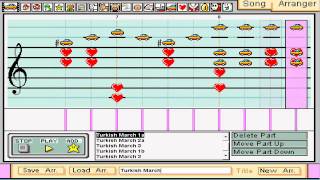 Mario Paint Composer  Turkish March Rondo Alla Turca [upl. by Fabrienne]