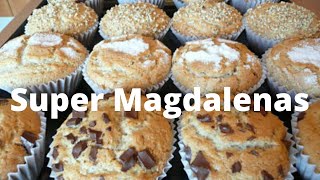 Super Magdalenas Receta casera paso a paso [upl. by Fidelio]